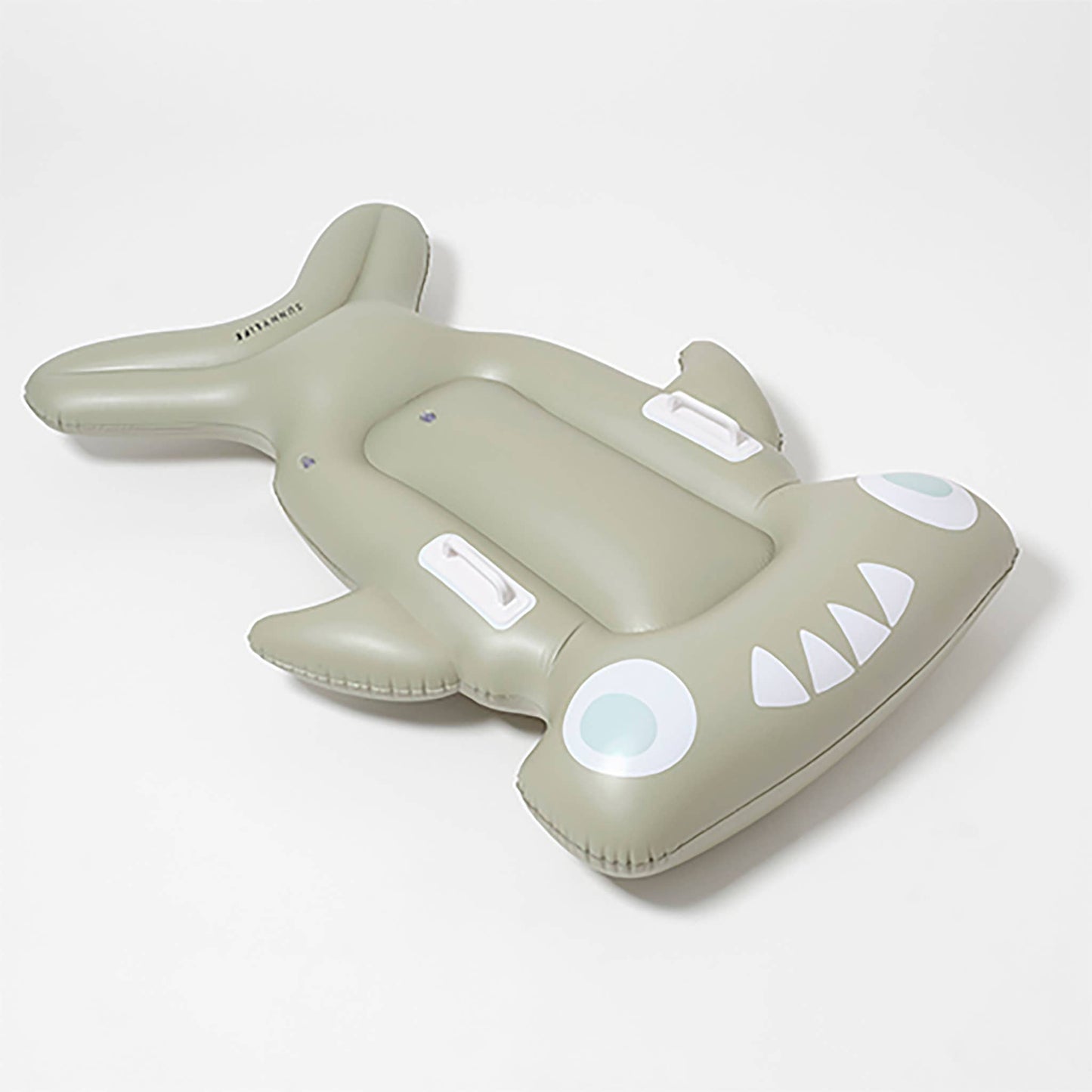 Kids Lie-On Float Salty the Shark Khaki