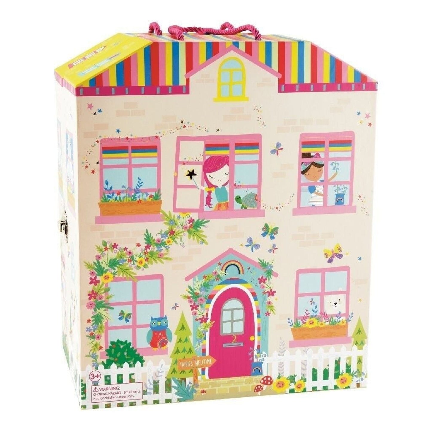Play Box with Wooden Pieces - Rainbow Fairy