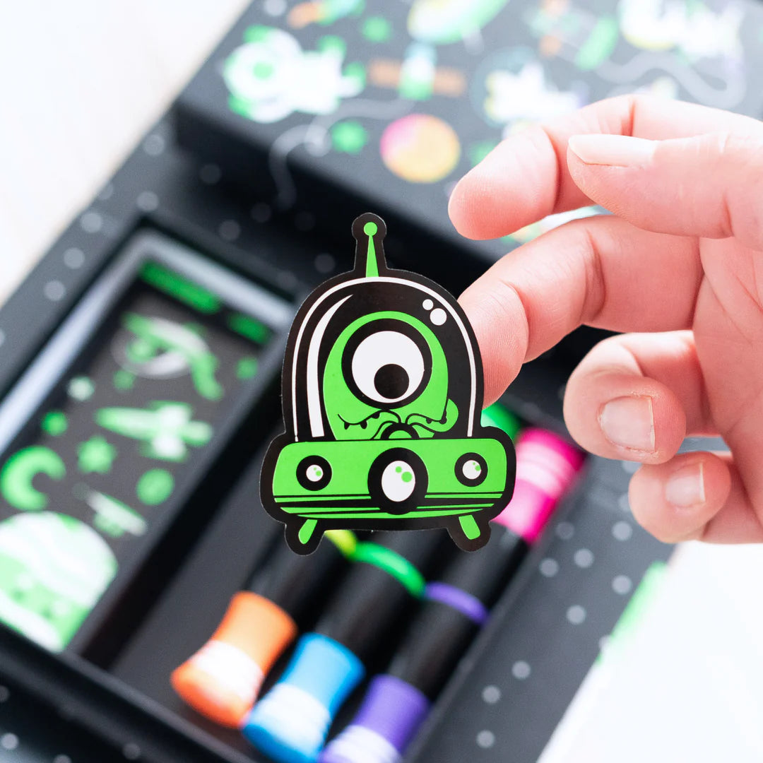 Neon Colouring Set - Outer Space