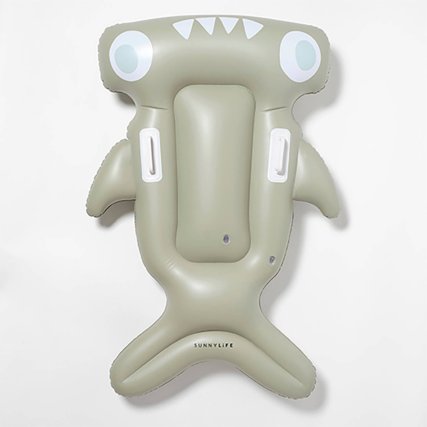 Kids Lie-On Float Salty the Shark Khaki
