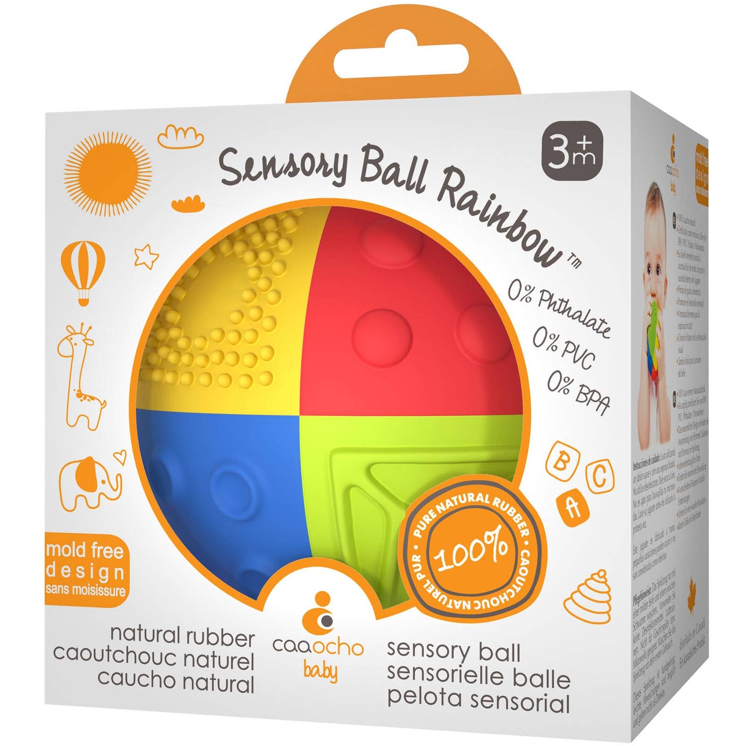 CaaOcho Natural Rubber Toys