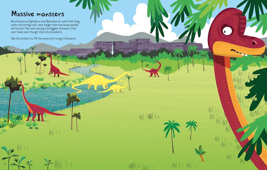 Big Dinosaur Sticker book