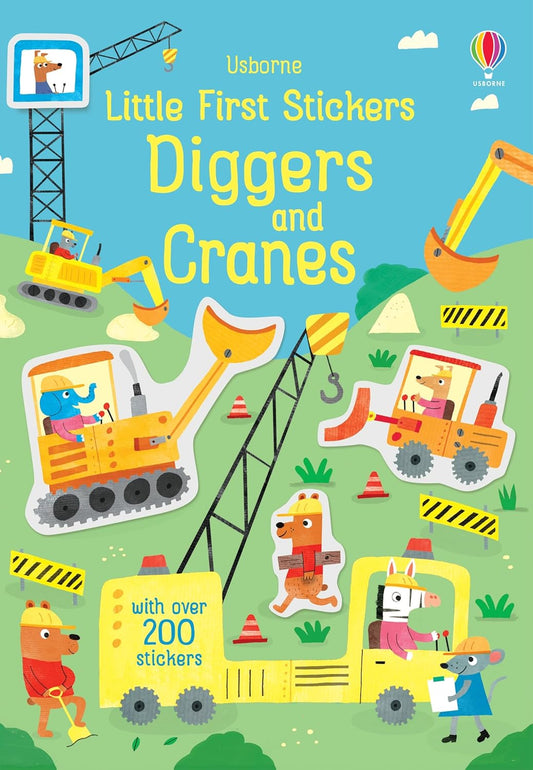 Little First Stickers Diggers and Cranes