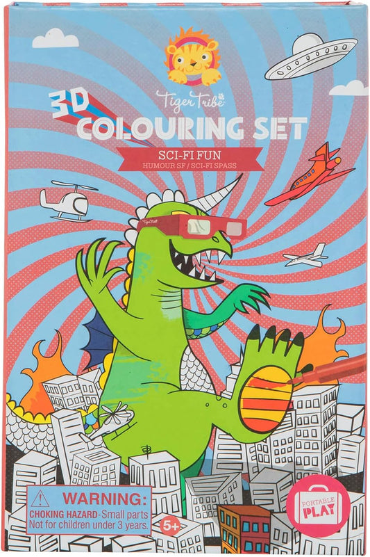 3D Colouring Set - Sci-Fi
