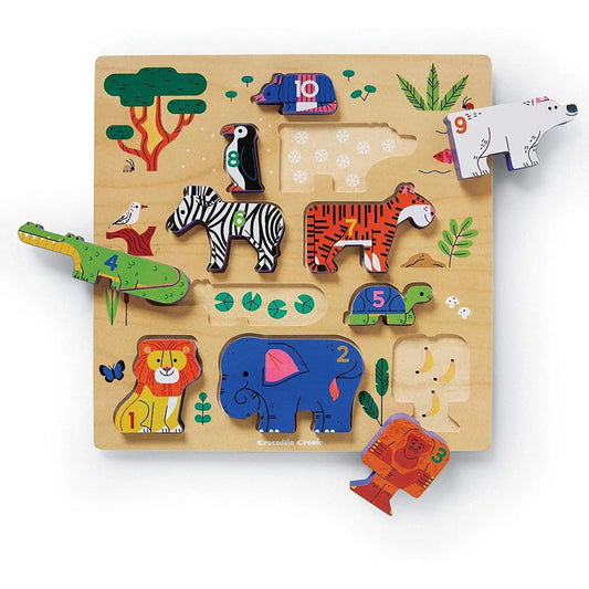 123 Wood Stacking Puzzle