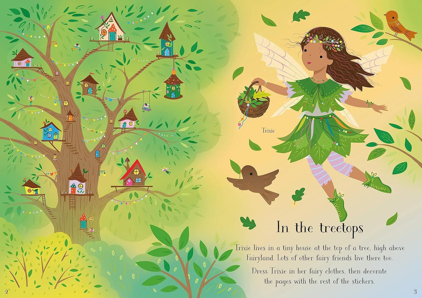 Little Sticker Dolly Dressing Treetop Fairies