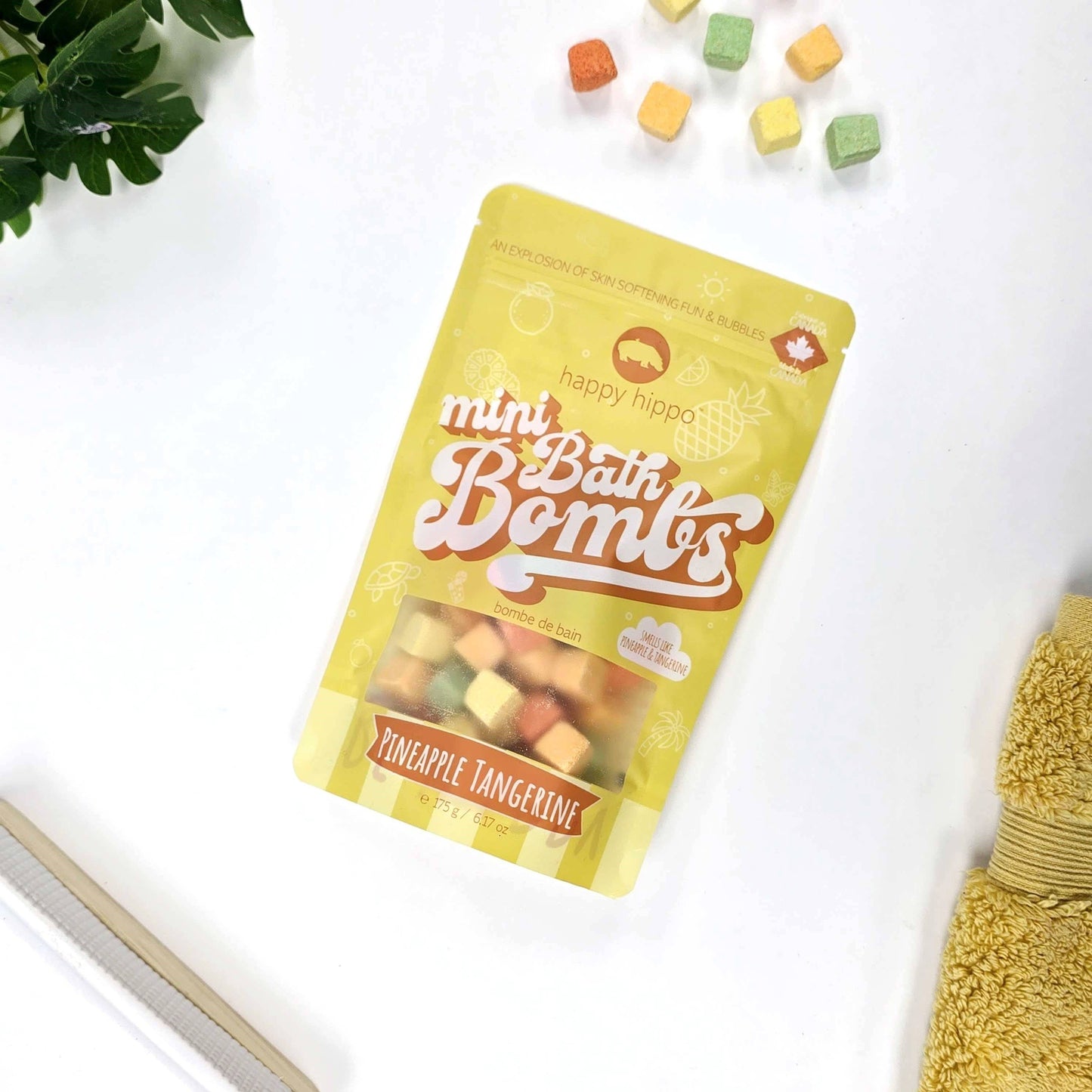 Pineapple Tangerine- Mini Bath Bombs- Gift Bag