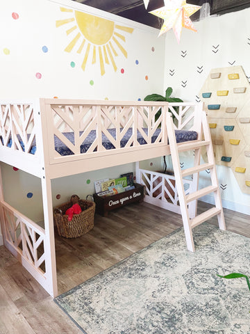 Herringbone Loft Bed/Bunkbed