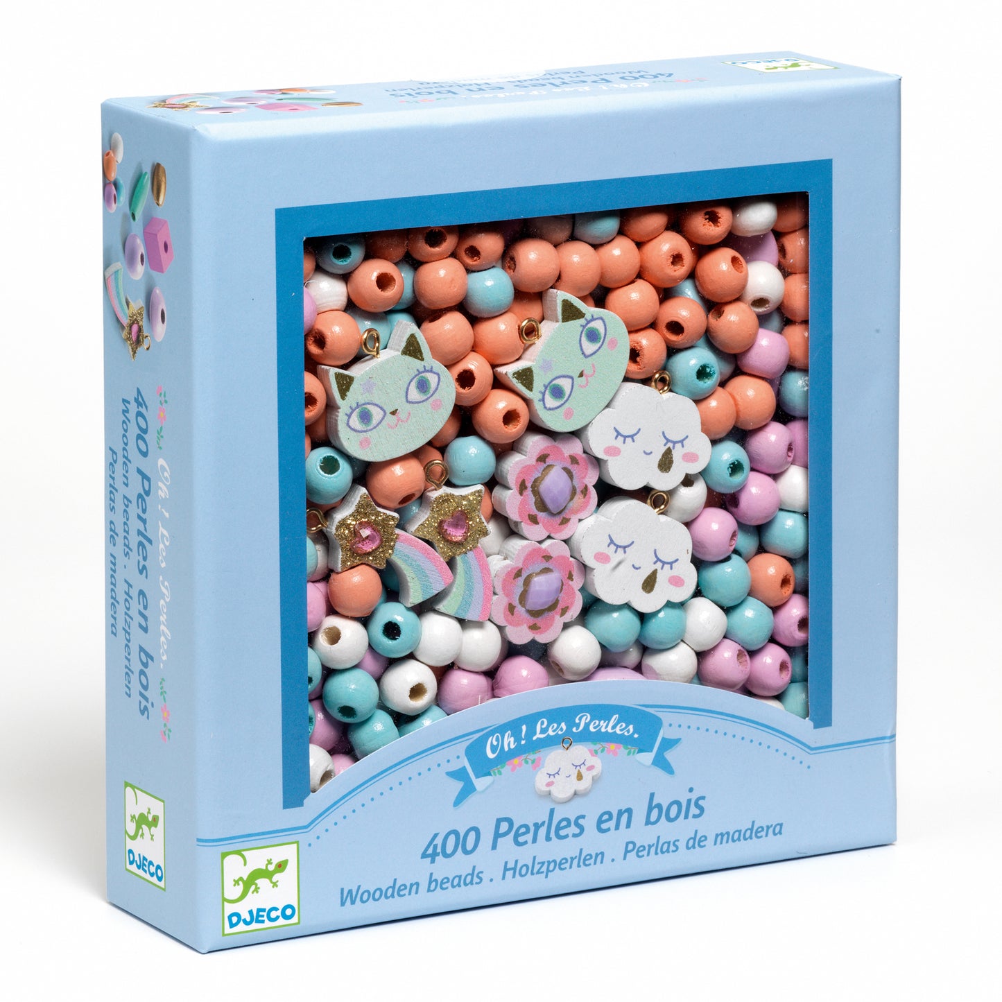 Wooden beads / Rainbow