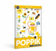 MINI POSTER + 27 STICKERS THE GARDEN – YELLOW (3-8 YEARS)