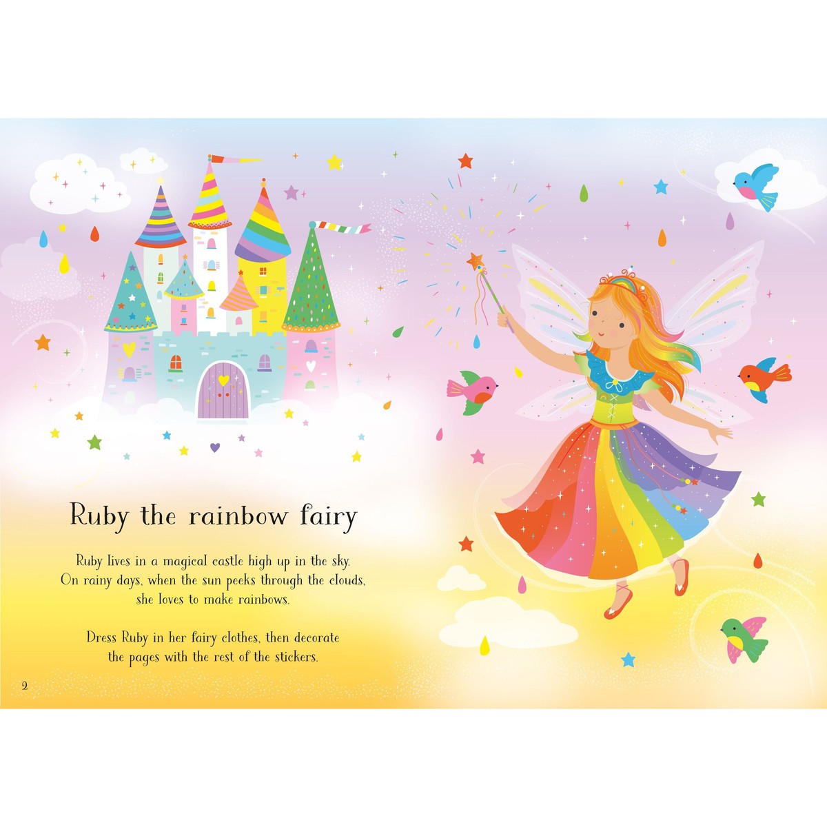 Little Sticker Dolly Dressing Rainbow Fairy