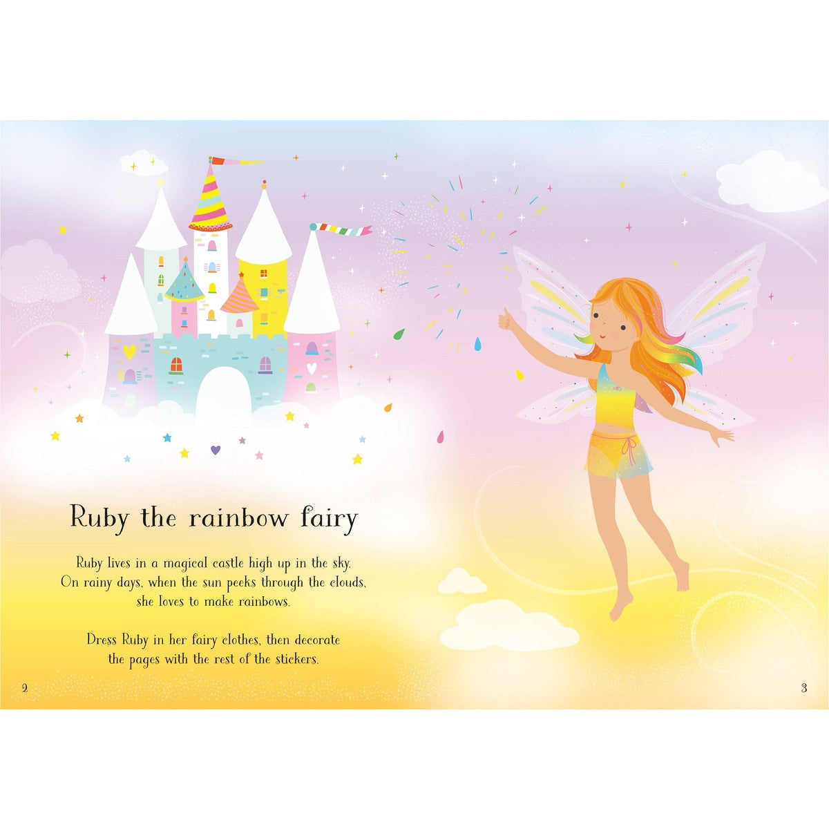 Little Sticker Dolly Dressing Rainbow Fairy