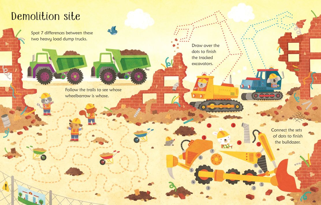 Wipe-Clean Construction Site