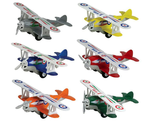 Fancy Flight P/B Biplane Pull Back