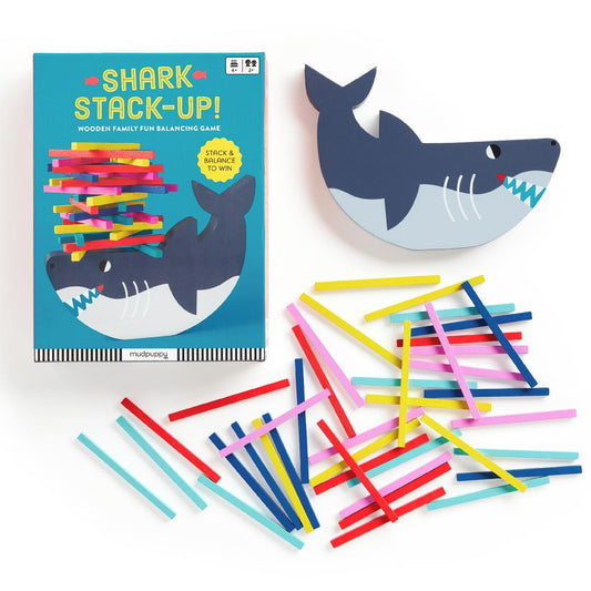 Shark Stack-up! Wooden Balancing Game