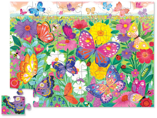 36-Piece Floor Puzzle - Butterfly Garden
